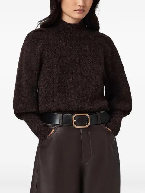 Sajel puff-sleeve sweater by ALLSAINTS