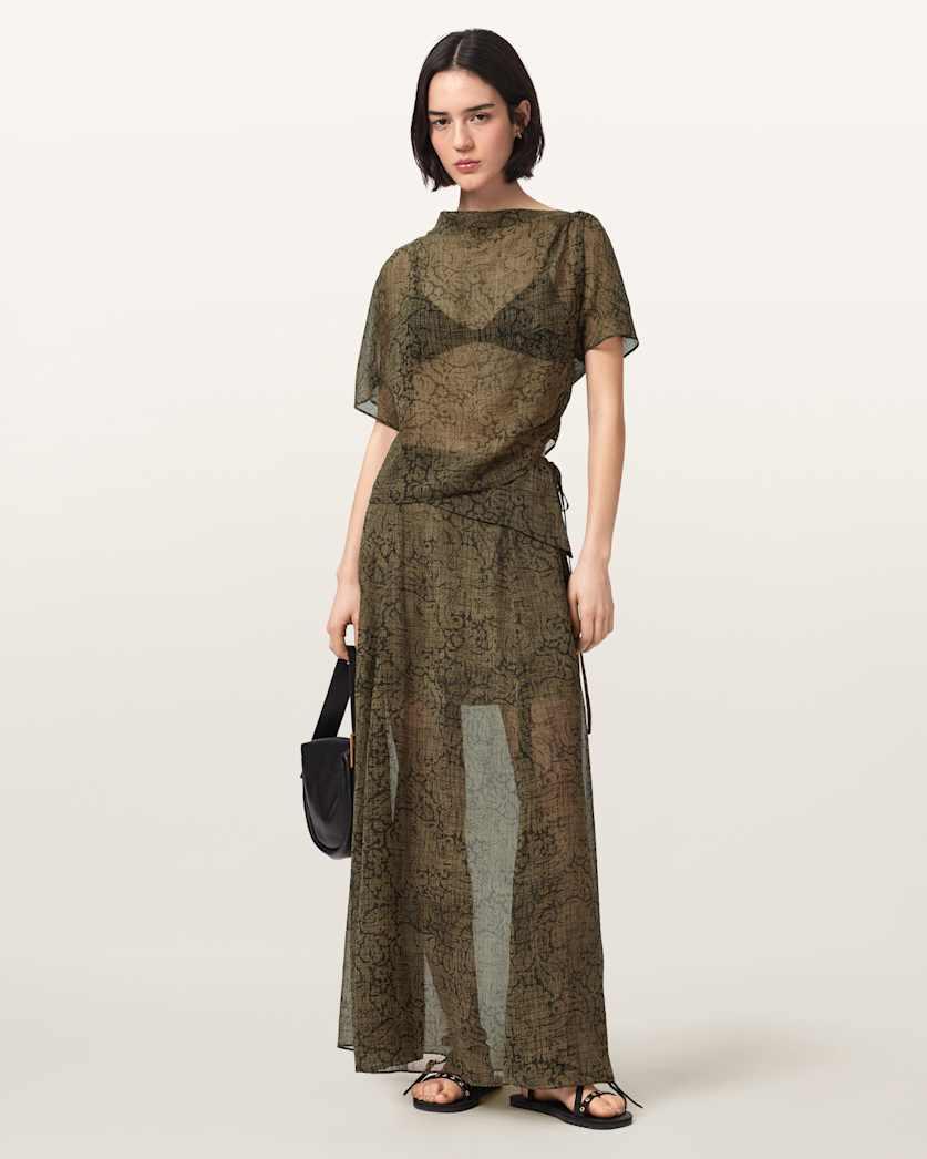 Sali Mesh Maxi Skirt by ALLSAINTS