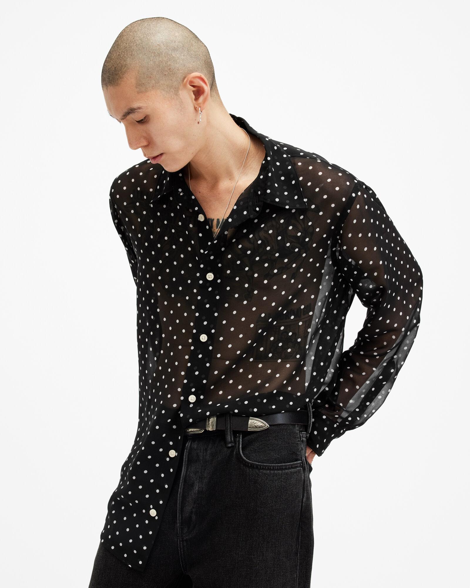 Sangha Long Sleeve Relaxed Fit Shirt by ALLSAINTS