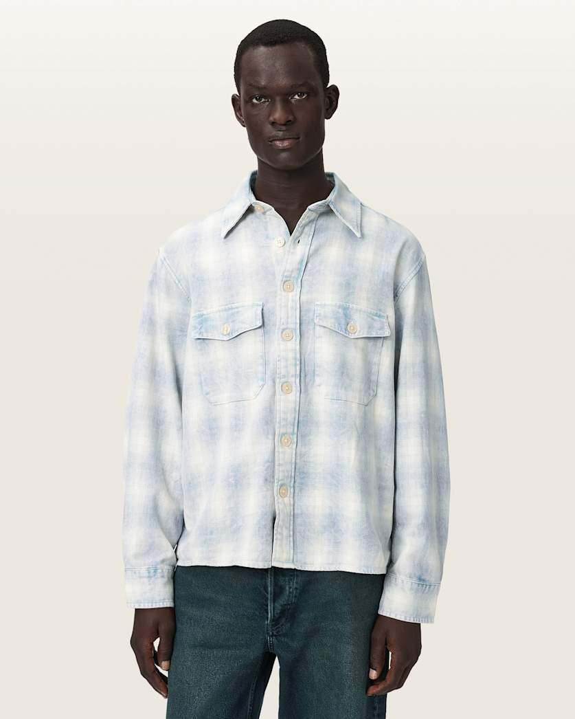 Santos Long Sleeve Checked Shirt by ALLSAINTS