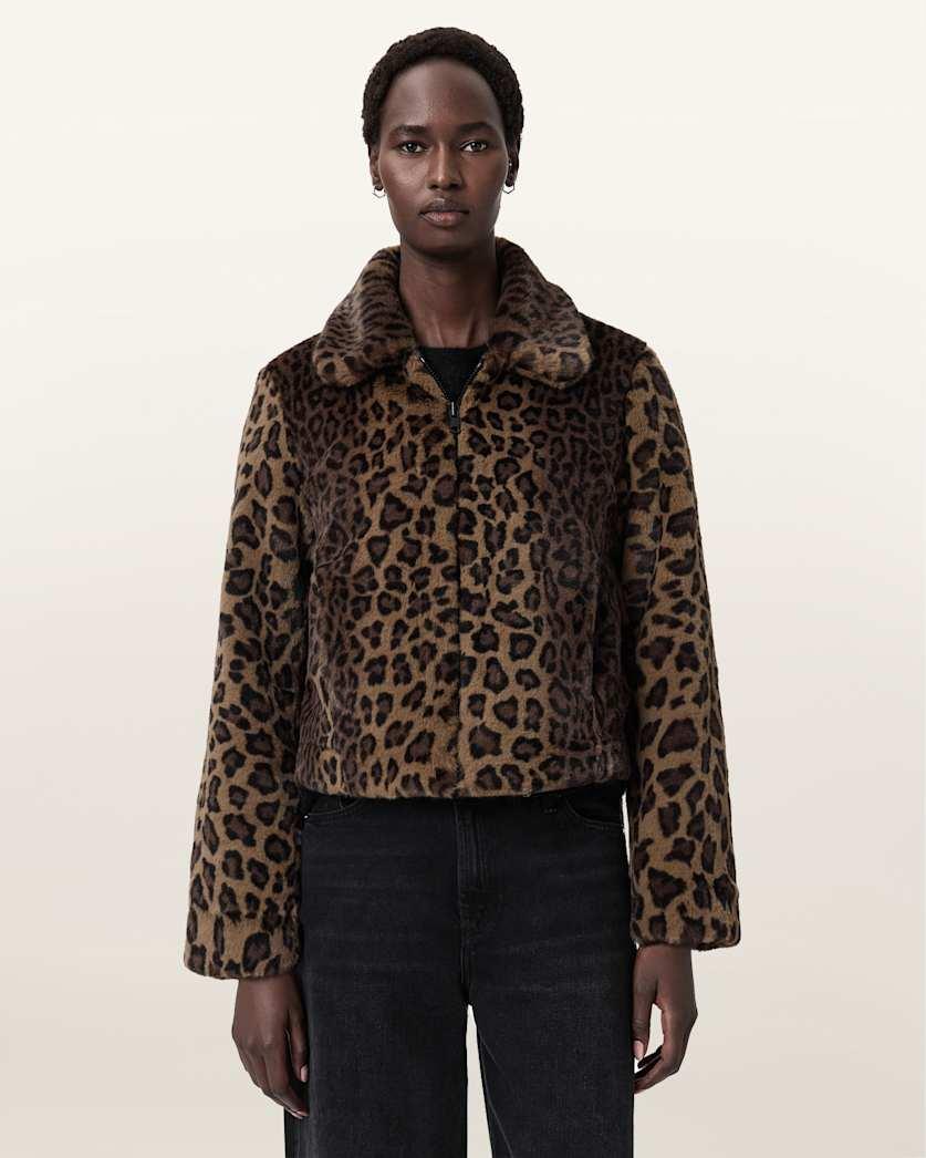 Saye Faux Fur Jacket by ALLSAINTS
