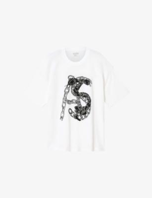 Scale Branded Cotton-Jersey T-Shirt by ALLSAINTS