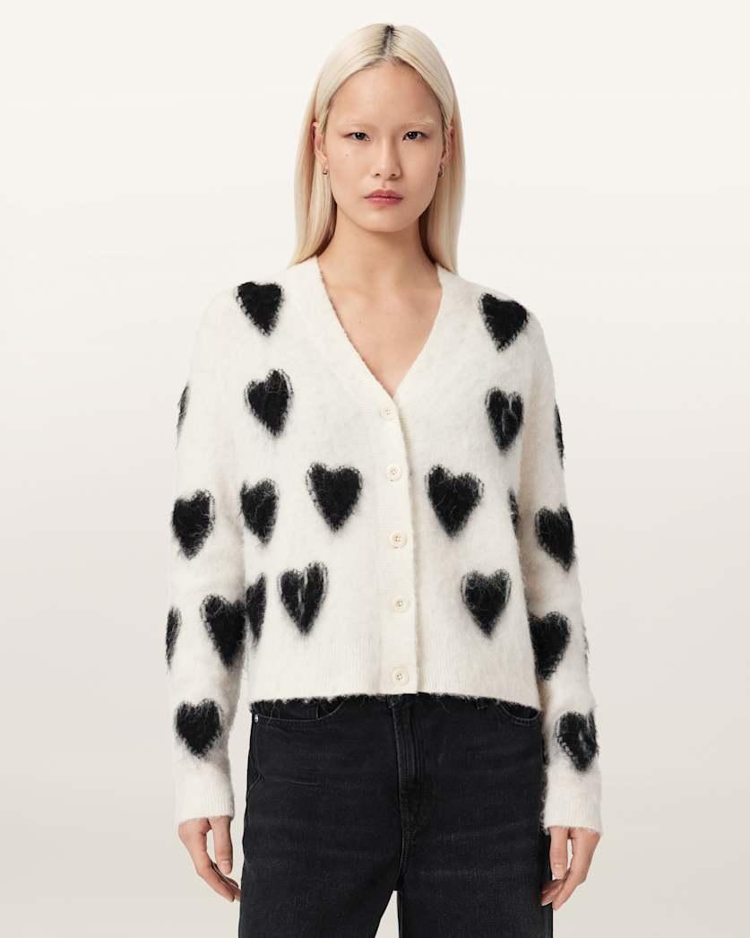 Scatter Heart Cardigan by ALLSAINTS