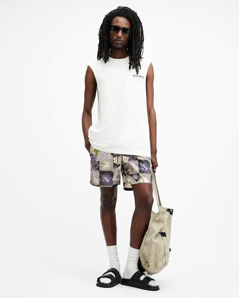 Sebastian Slim Fit Printed Swim Shorts by ALLSAINTS