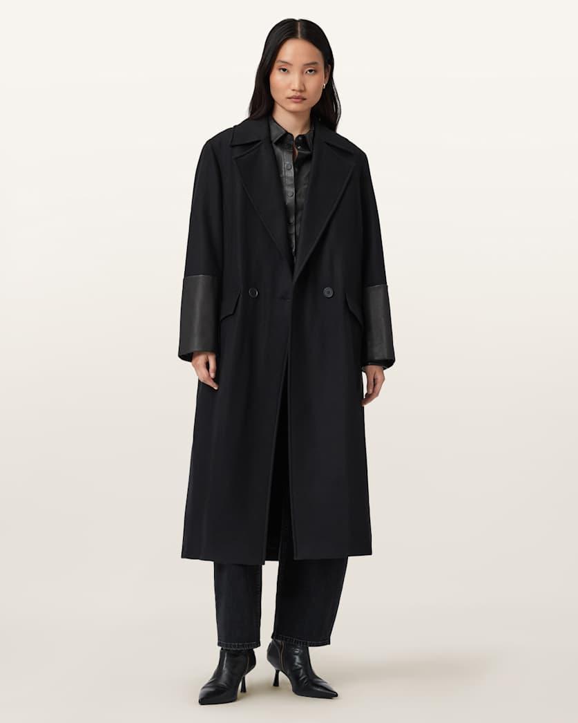 Sellma Double Breasted Coat by ALLSAINTS