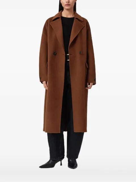 Sellma double-breasted coat by ALLSAINTS