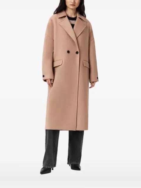 Sellma double-breasted coat by ALLSAINTS