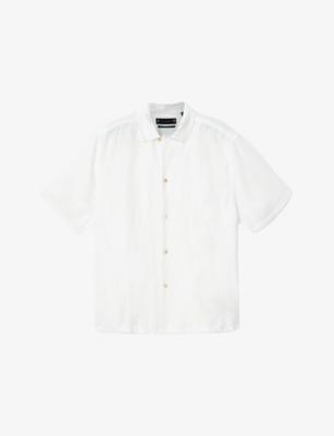 Sepal Hawaiian-Collar Linen Shirt by ALLSAINTS