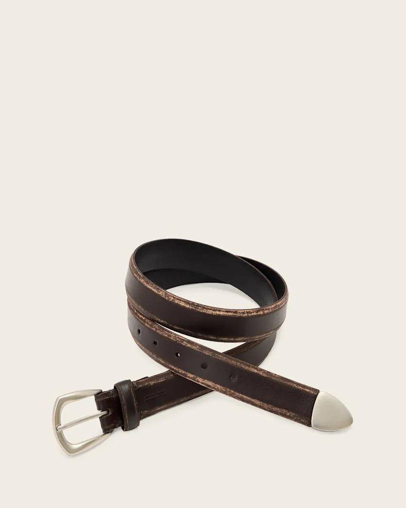 Seth Leather Belt by ALLSAINTS