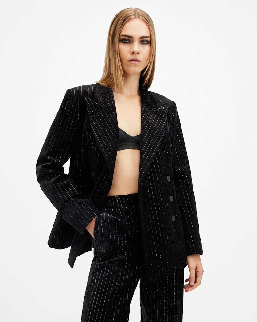 Sevenh Tailored Velvet Blazer by ALLSAINTS