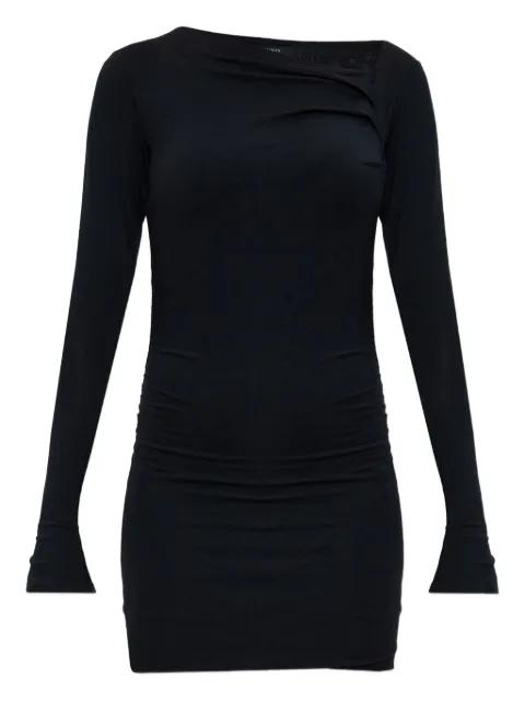 Seyma asymmetric-neck draped dress by ALLSAINTS