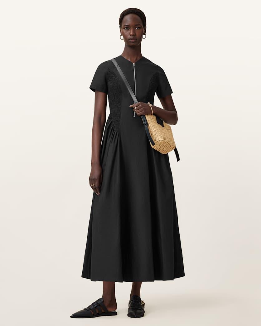 Sheena Cotton Midi Dress by ALLSAINTS
