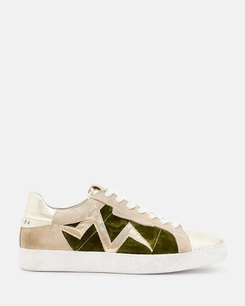 Sheer Leather Bolt Trainers by ALLSAINTS