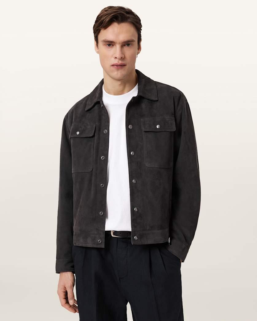 Shelton Leather Jacket by ALLSAINTS