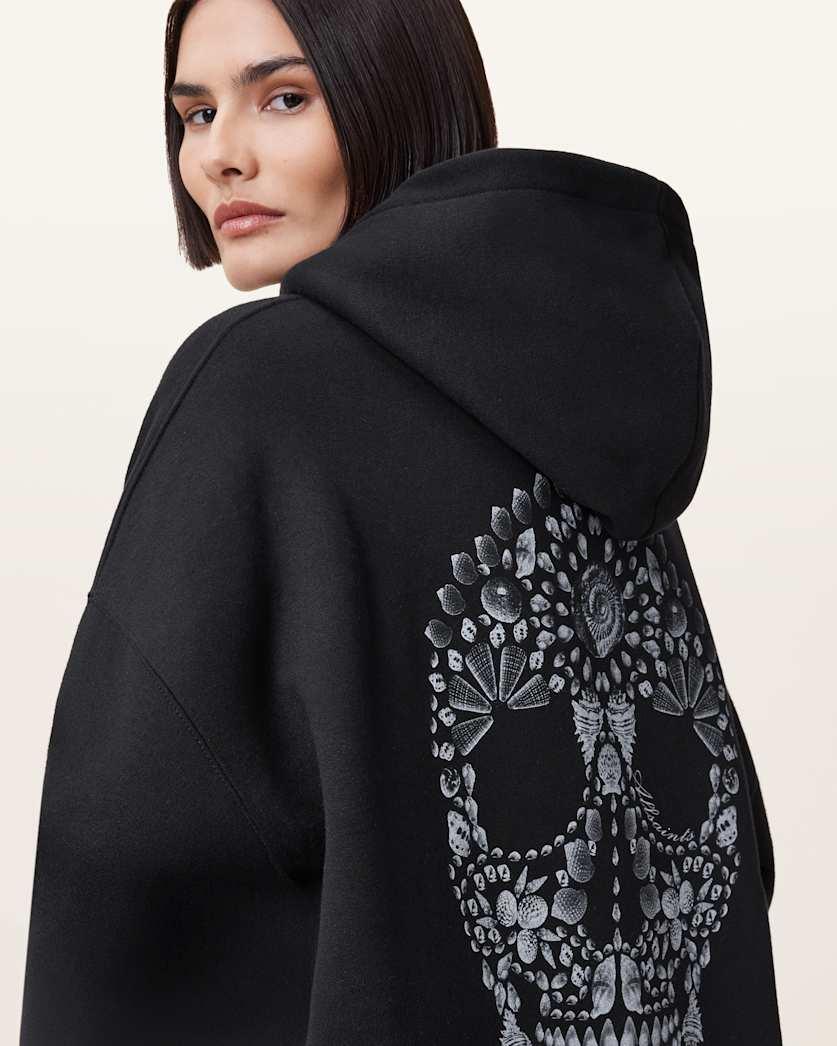 Shkull Etienne Graphic Oversized Hoodie by ALLSAINTS