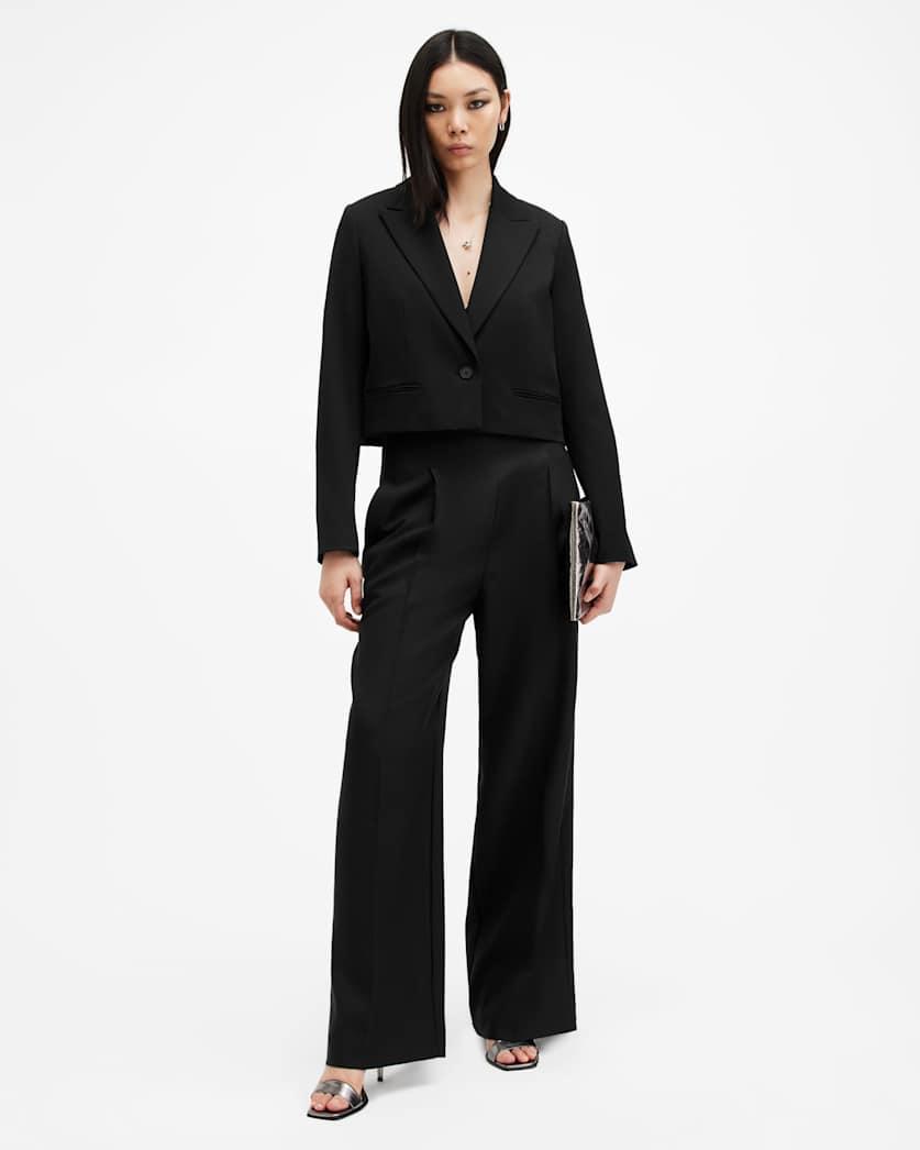 Shores Wide Leg Relaxed Fit Trousers by ALLSAINTS