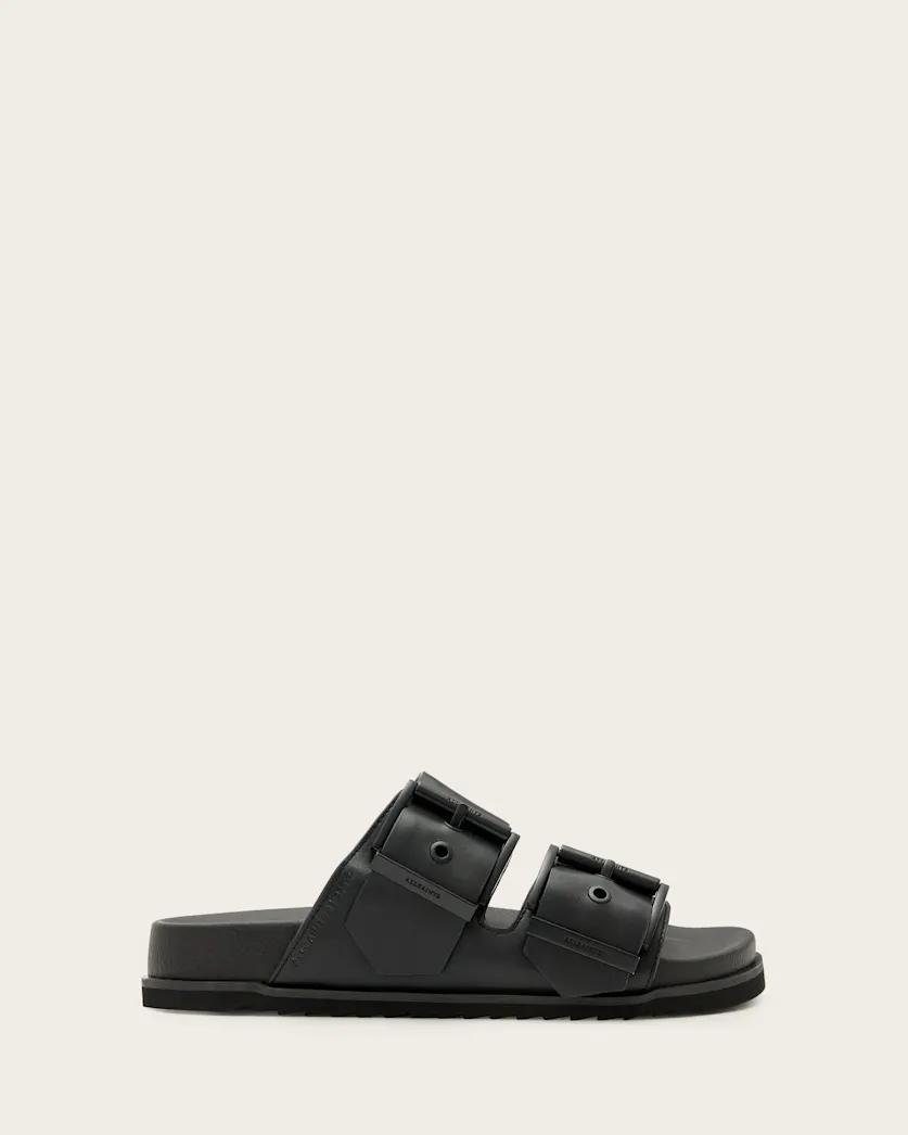Sian Leather Buckle Sandals by ALLSAINTS