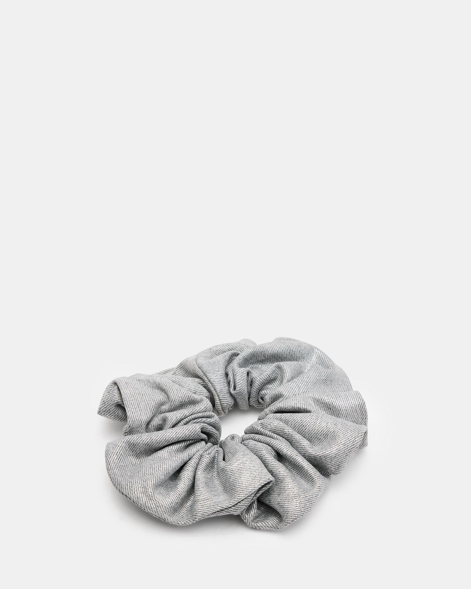 Silver Oversized Scrunchie by ALLSAINTS