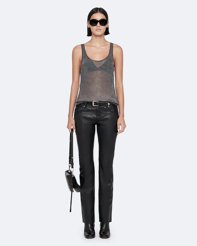 Silvi Fitted Metallic Vest by ALLSAINTS