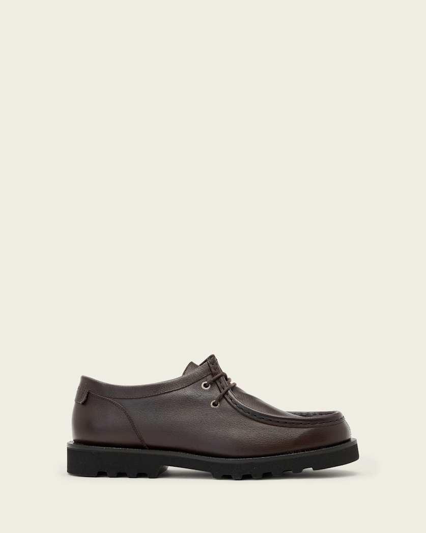 Skiff Apron Leather Shoes by ALLSAINTS
