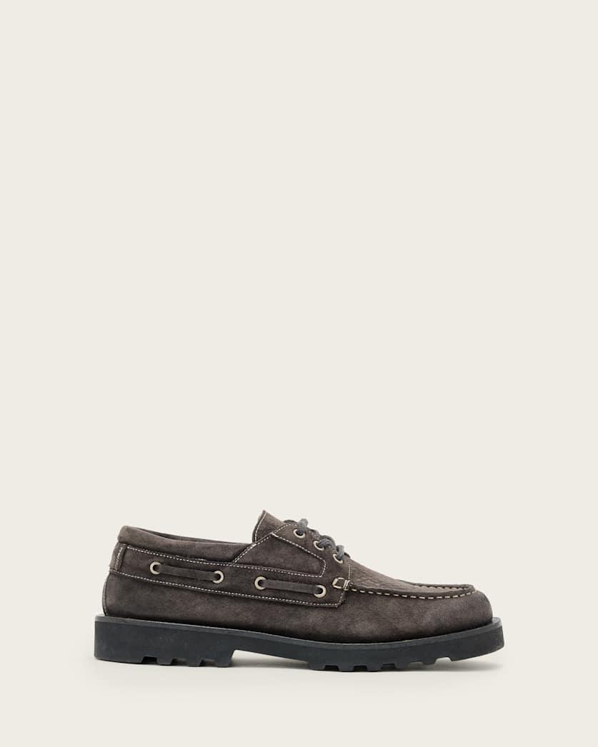 Skiff Suede Boat Shoes by ALLSAINTS