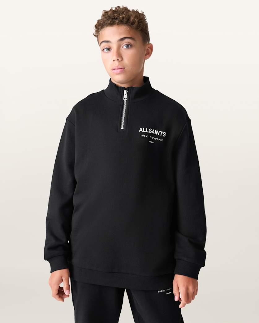 Smallsaints Underground Oversized Half Zipped Sweatshirt by ALLSAINTS