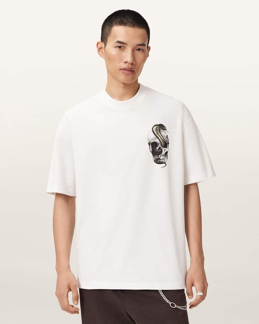Snakehead Oversized Graphic T-Shirt by ALLSAINTS