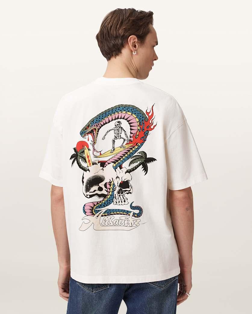 Snakepit Oversized Short Sleeve Graphic T-Shirt by ALLSAINTS