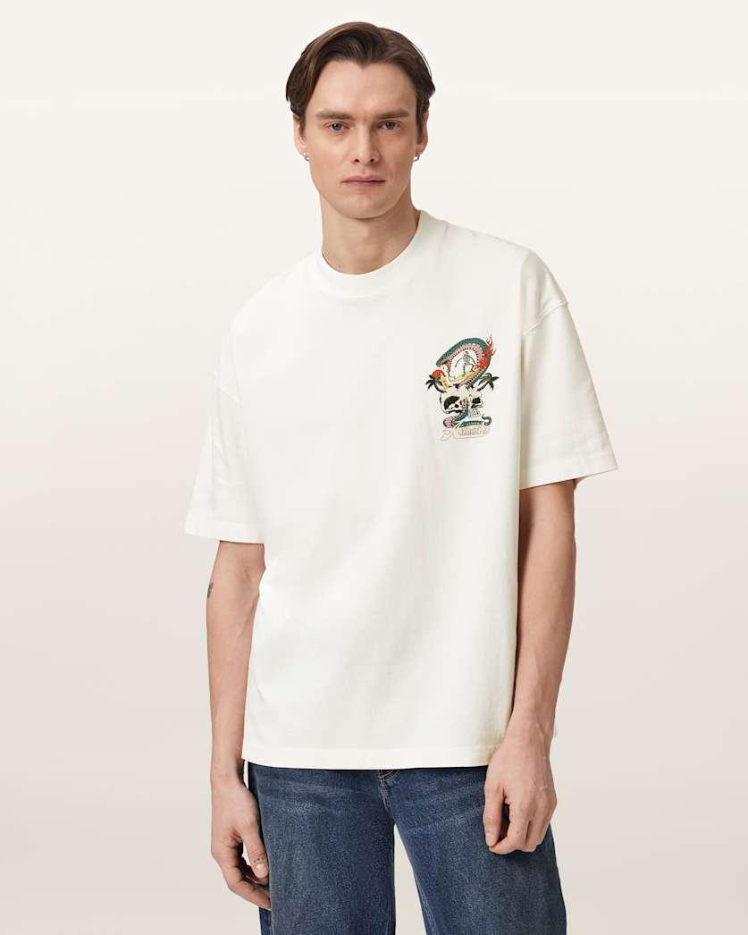 Snakepit Oversized Short Sleeve Graphic T-Shirt by ALLSAINTS