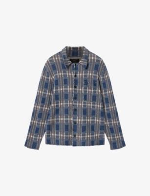 Solmar Checked Knitted Cardigan by ALLSAINTS