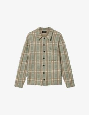 Solmar Checked Knitted Cardigan by ALLSAINTS