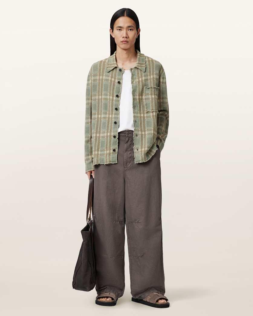 Solmar Knitted Check Cardigan by ALLSAINTS