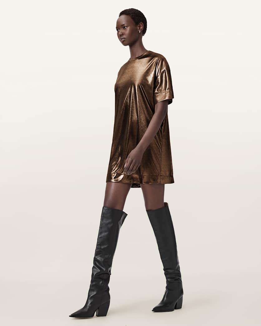 Sparkle Mini T-Shirt Dress by ALLSAINTS