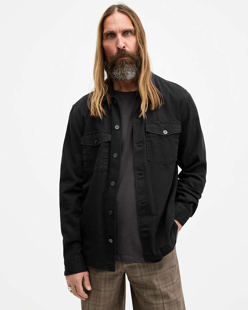 Spotter Long Sleeve Military Overshirt by ALLSAINTS