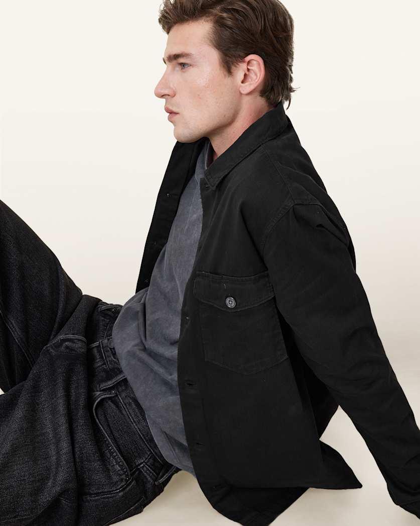 Spotter Slim Fit Overshirt by ALLSAINTS