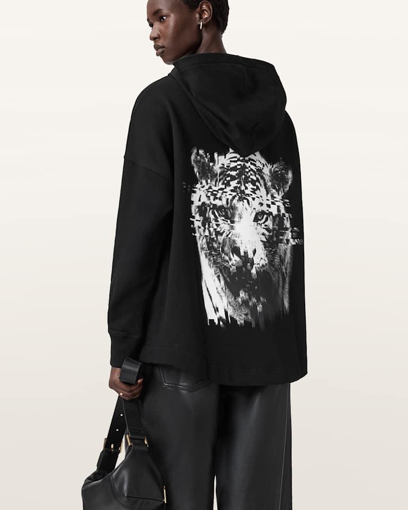 Static Etienne Overzied Hoodie by ALLSAINTS