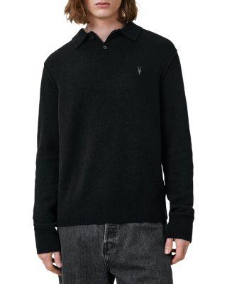 Statten Regular Fit Polo Collar Sweater by ALLSAINTS