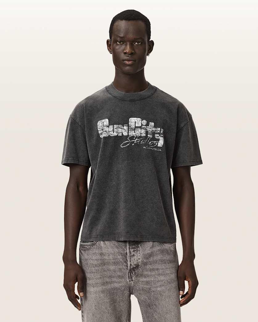 Sun City Short Sleeve Boxy Graphic T-Shirt by ALLSAINTS