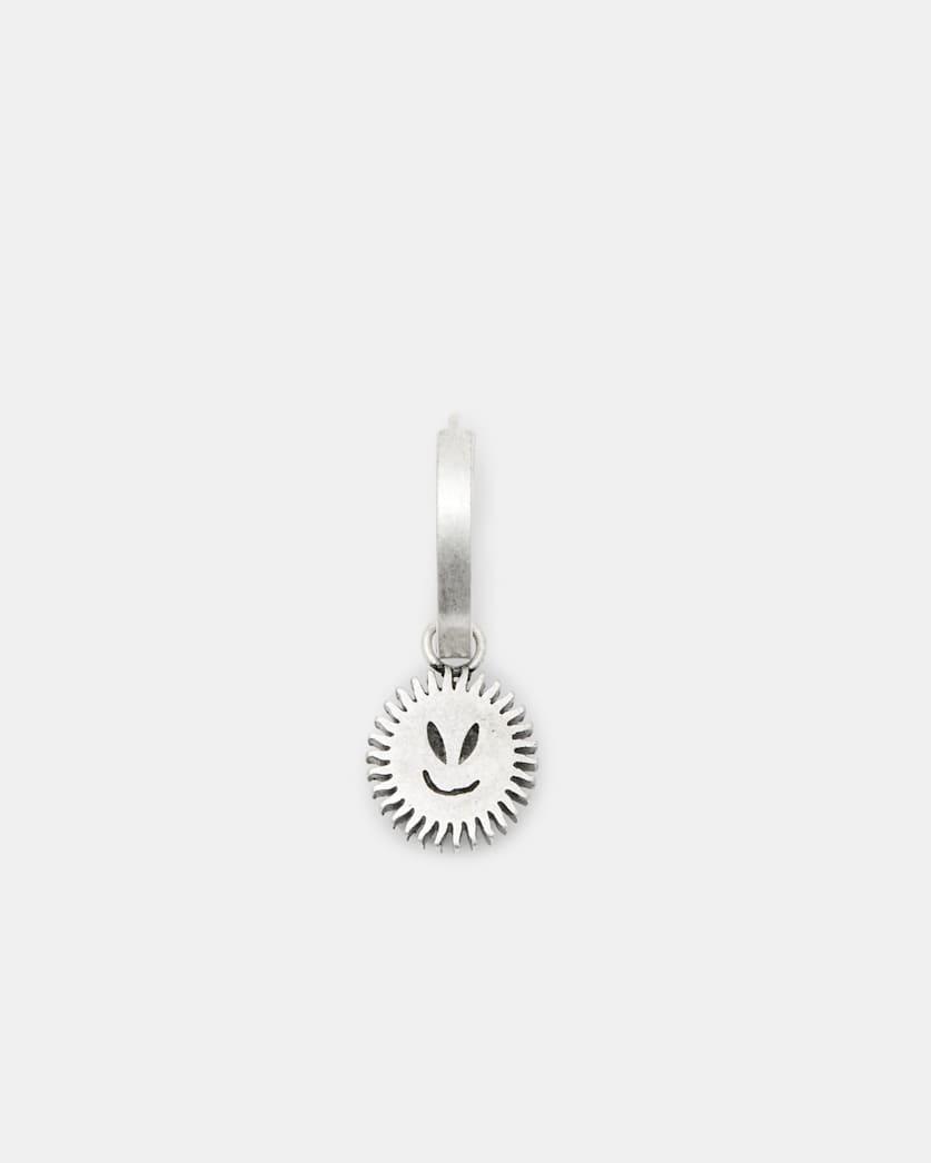Sun Smirk Sterling Silver Hoop Earring by ALLSAINTS