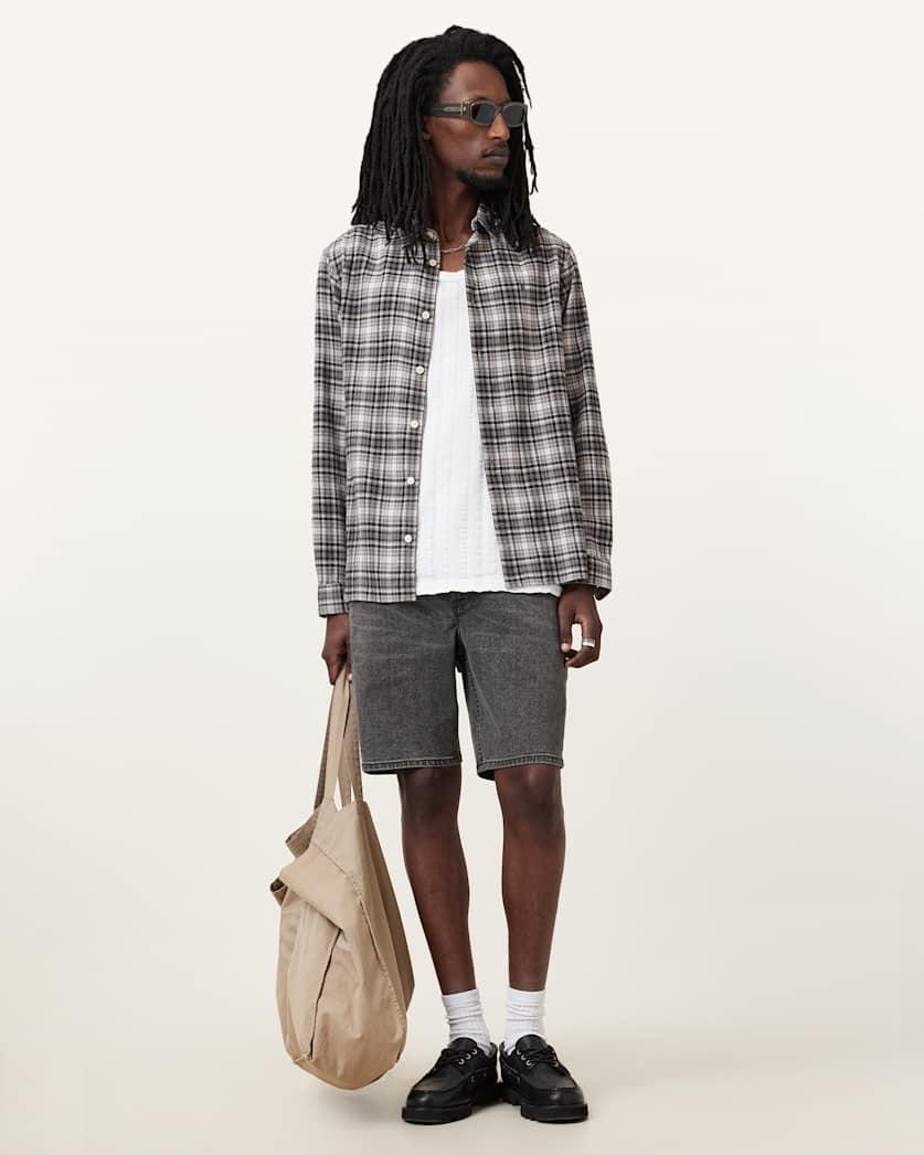 Switch Skinny Fit Denim Shorts by ALLSAINTS