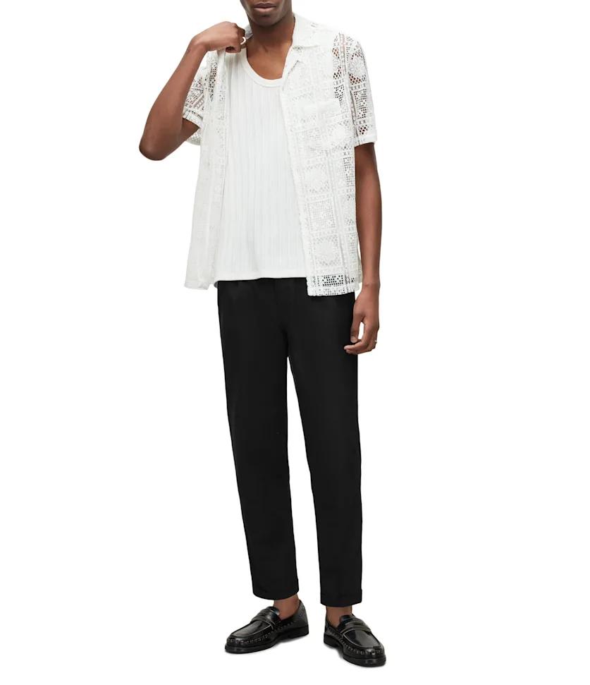 Tallis Cropped Slim Trousers by ALLSAINTS