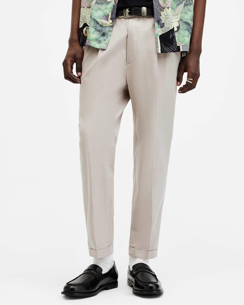Tallis Slim Fit Cropped Tapered Trousers by ALLSAINTS