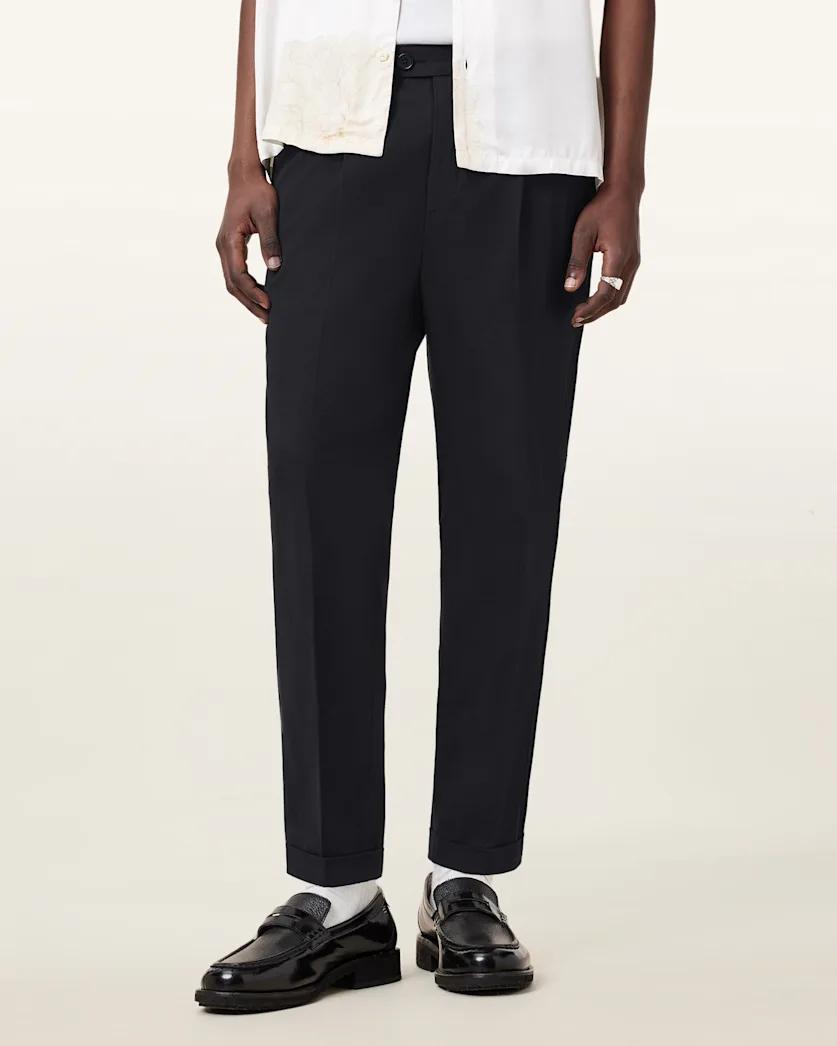 Tallis Slim Fit Cropped Tapered Trousers by ALLSAINTS