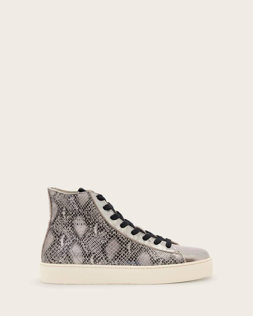 Tana Metallic High-Top Sneakers by ALLSAINTS