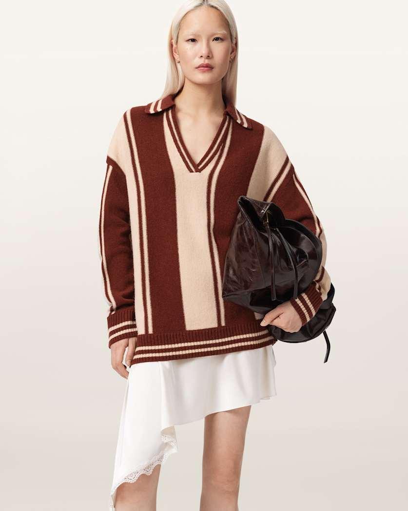 Tay Merino Wool Polo Shirt by ALLSAINTS