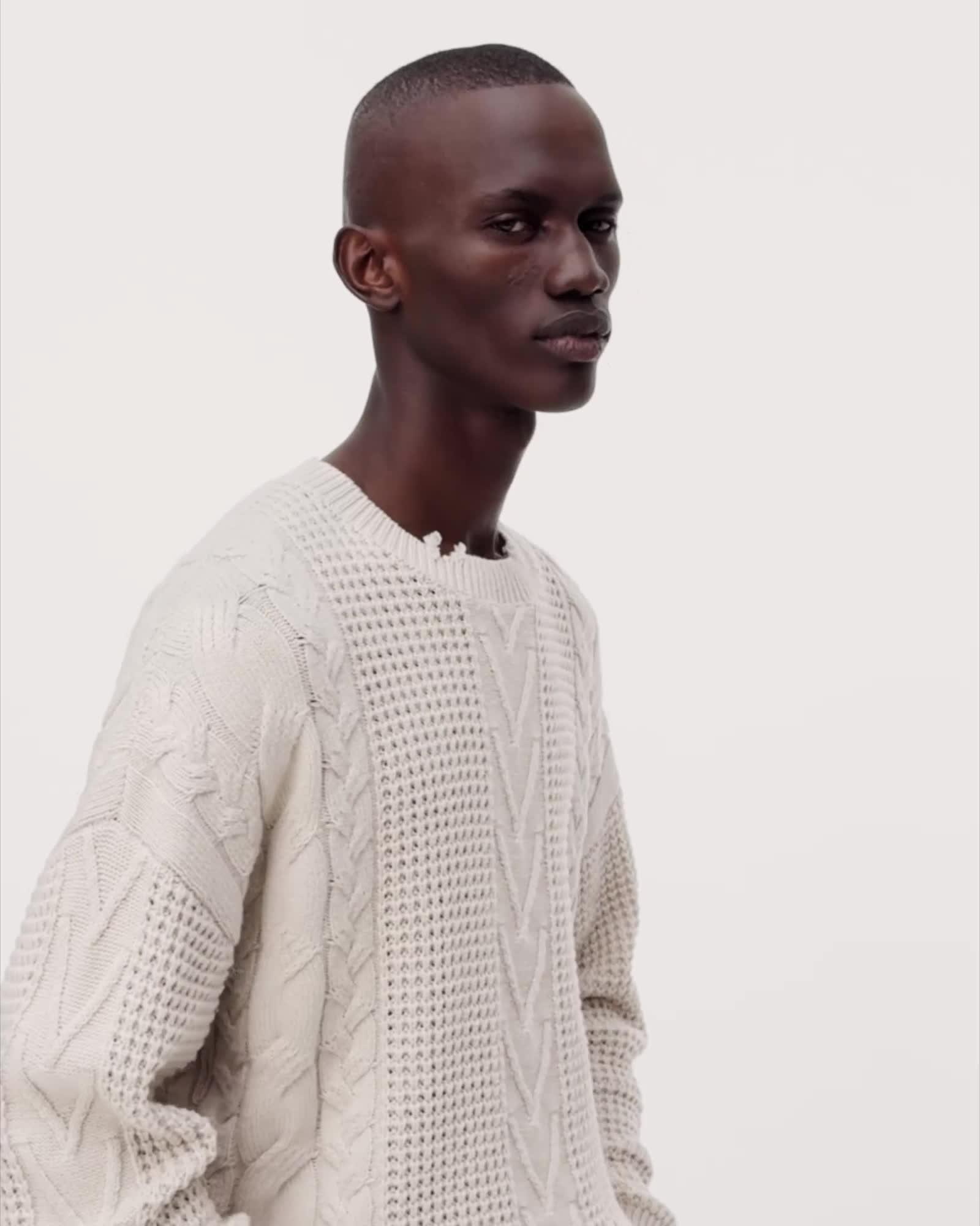 Tenter Oversized Wool Jumper by ALLSAINTS