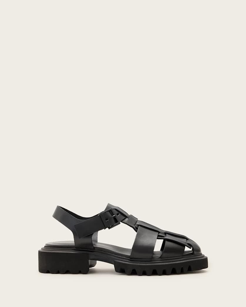 Tess Chunky Leather Sandals by ALLSAINTS