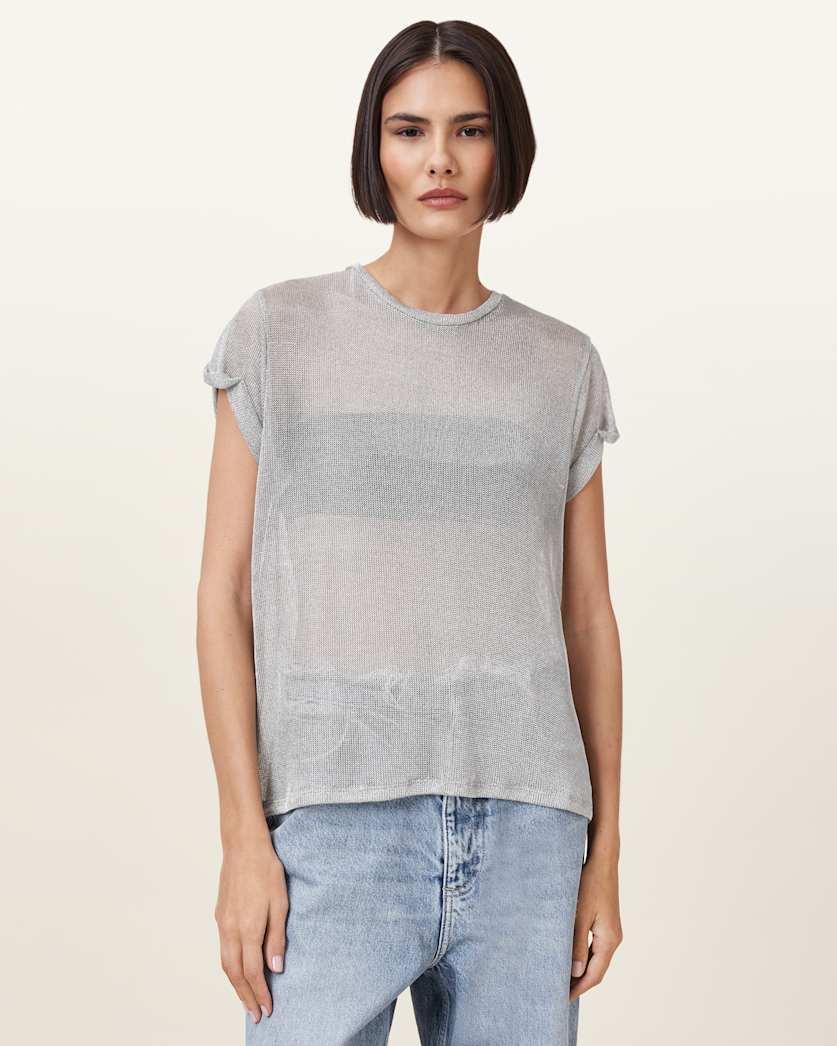 Thea Sparkle Top by ALLSAINTS
