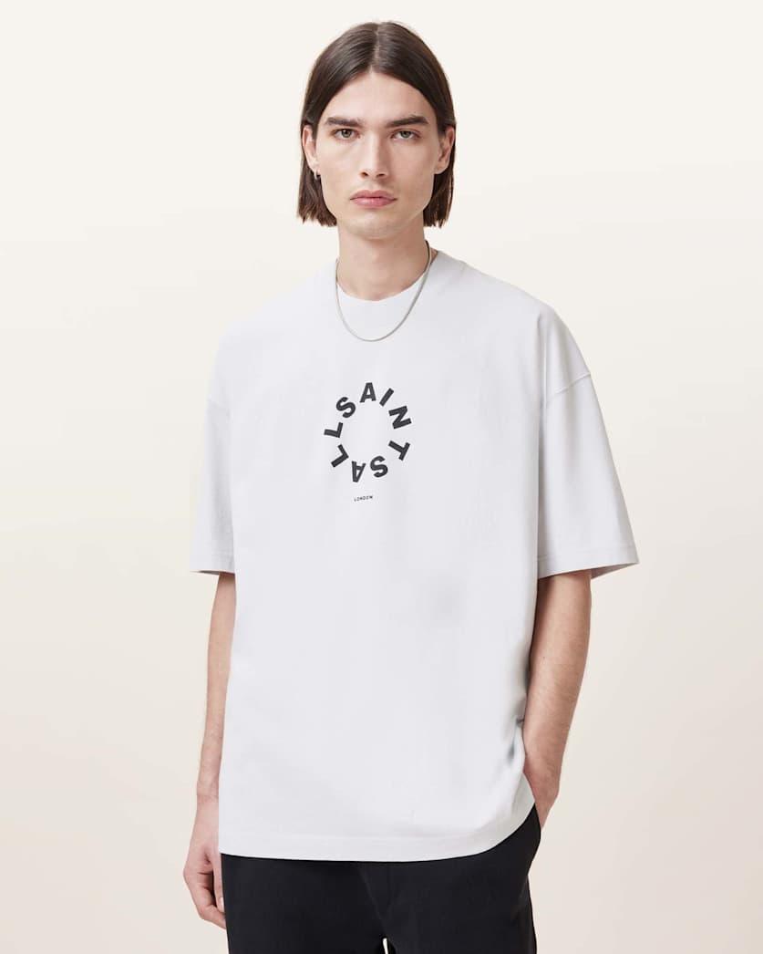 Tierra Oversized Crew Neck Logo T-Shirt by ALLSAINTS