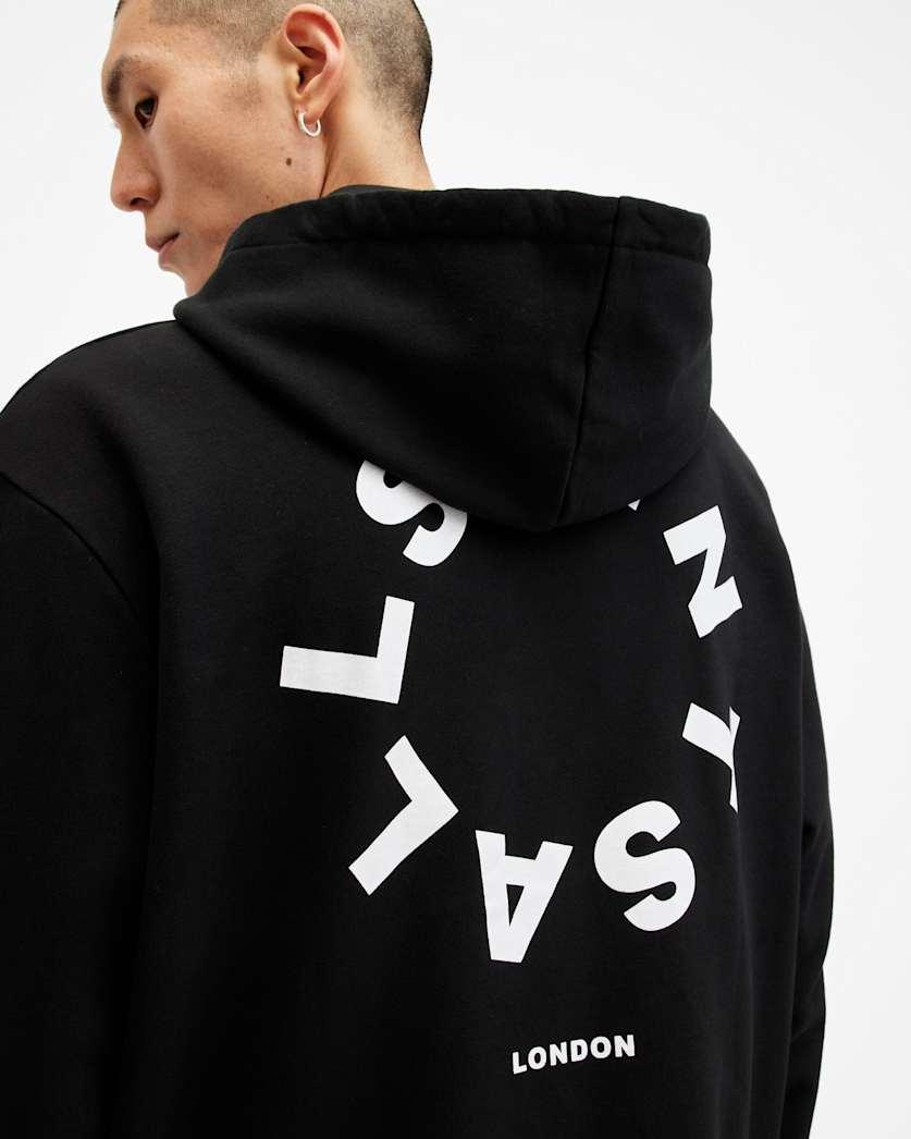 Tierra Pullover Circle Logo Hoodie by ALLSAINTS